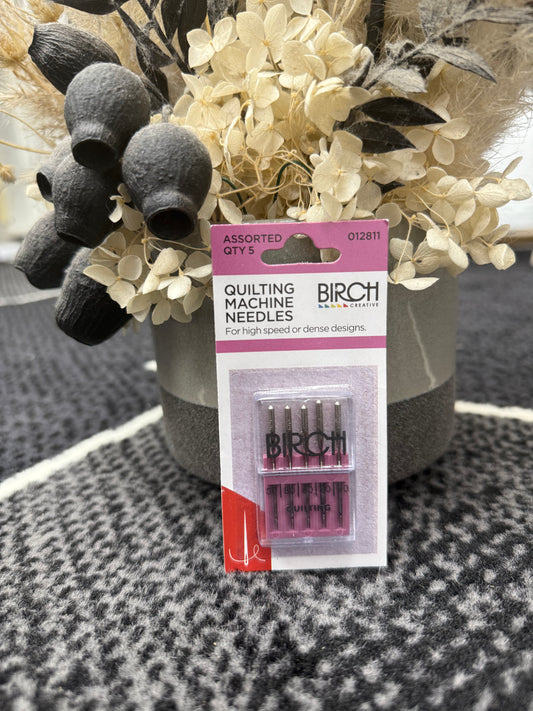 NEEDLE BIRCH MACHINE QUILTING ASST 80-90